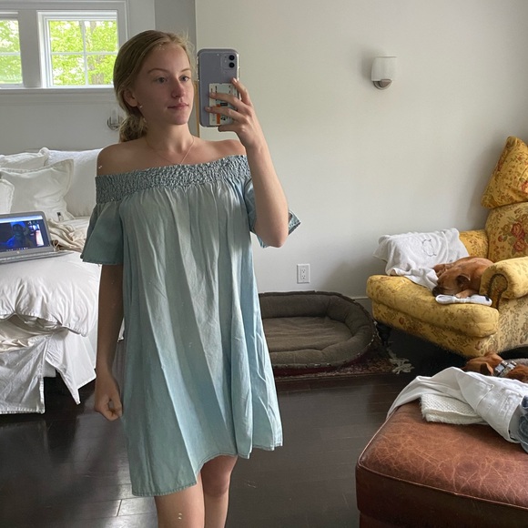 Denim style dress - Picture 4 of 4